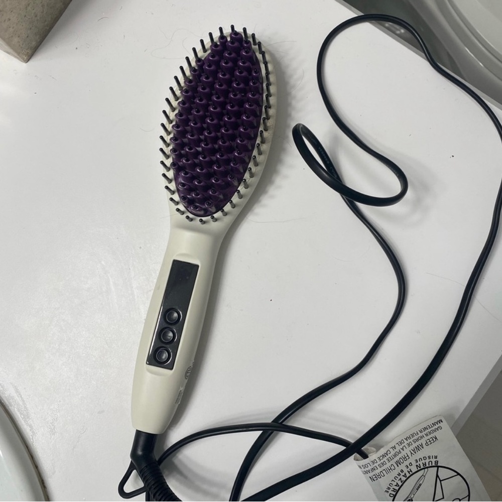 Hairbrush Straightener
